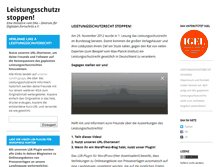Tablet Screenshot of leistungsschutzrecht-stoppen.d-64.org